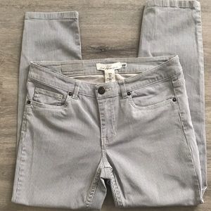 H&M L.O.G.G straight leg pinstripe jeans